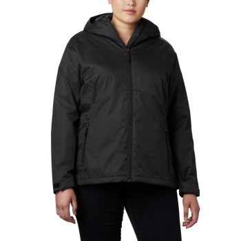 Columbia Ženske Jakne - Rainie Falls Plus Size Crne | EVLM-02731